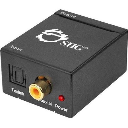 SIIG Converts Digital Audio To Analog L/R Stereo CE-CV0011-S2